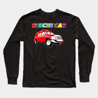 TODDLER RESCUE CAR Long Sleeve T-Shirt